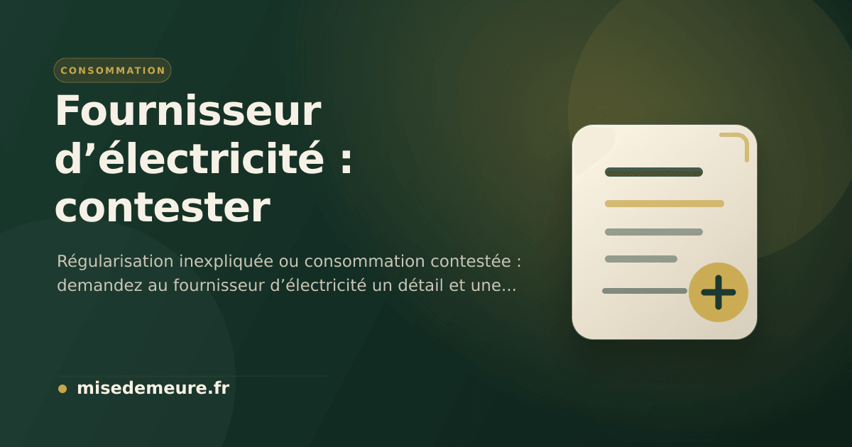 Client comparant une facture d’électricité contestée avec ses relevés