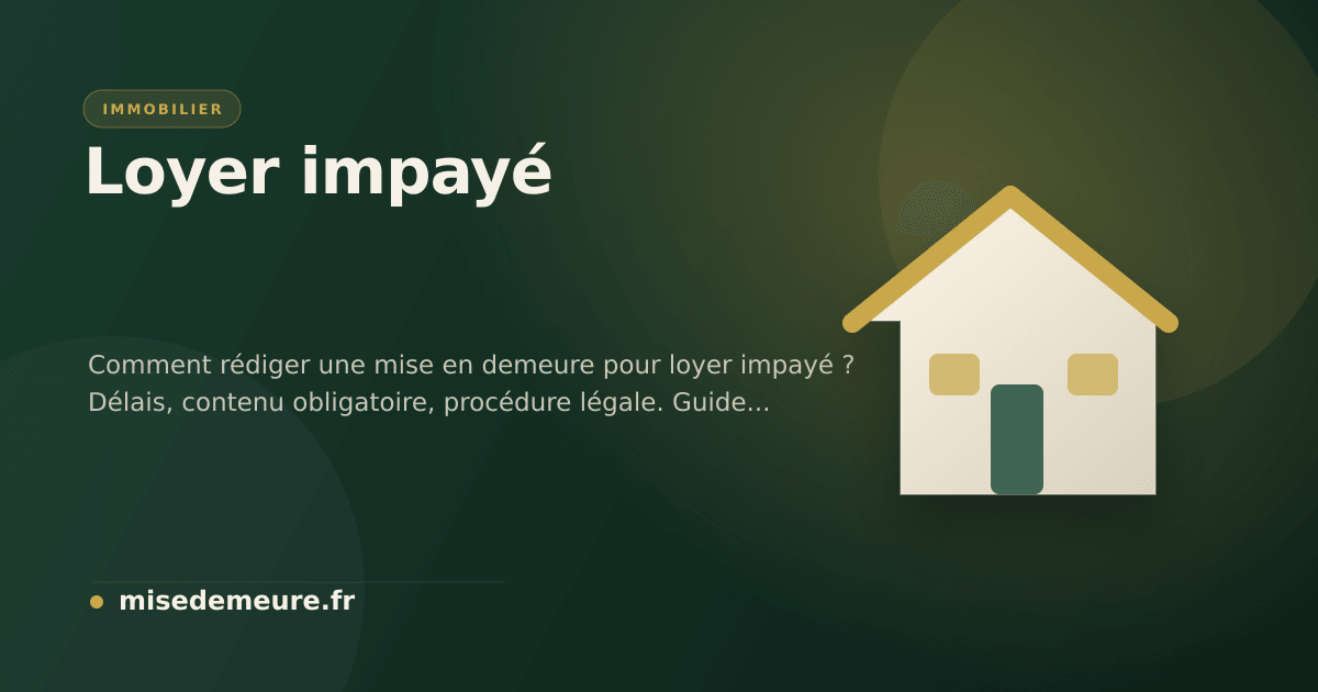 Proprietaire ou locataire preparant une mise en demeure immobiliere