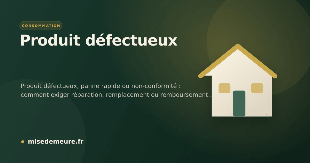 Consommateur redigeant une mise en demeure apres un achat litigieux