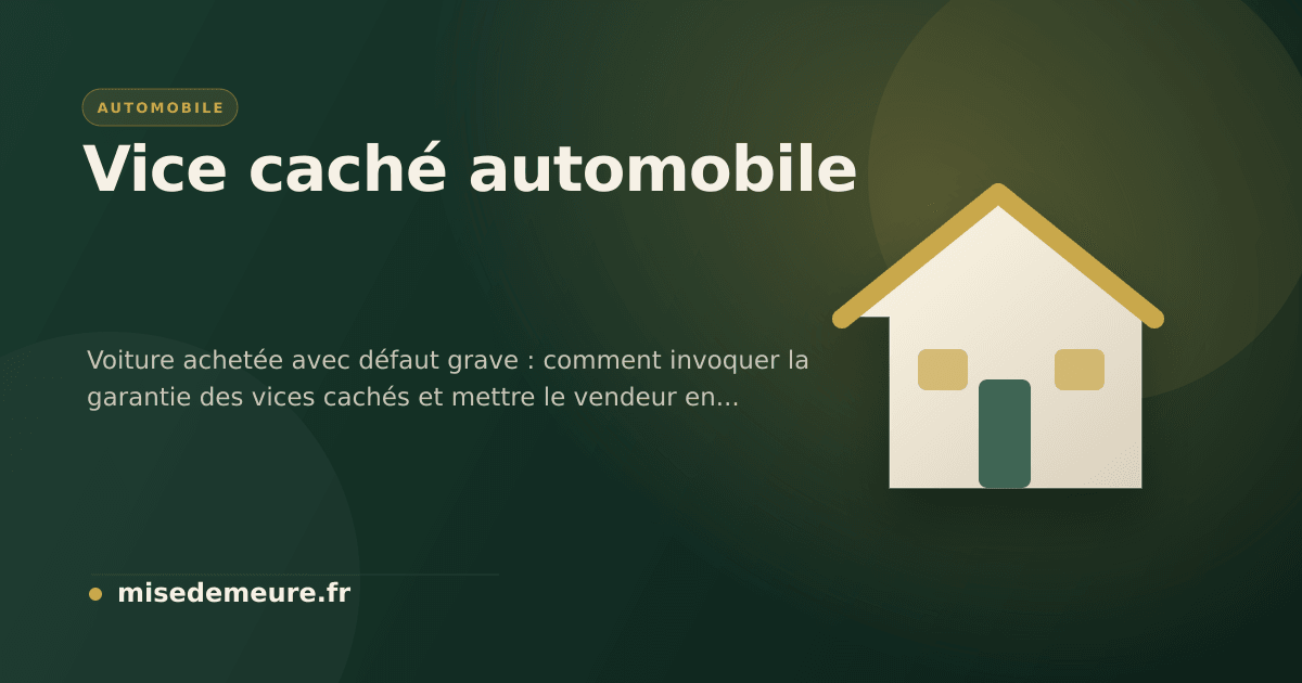 Acheteur preparant une mise en demeure pour litige automobile